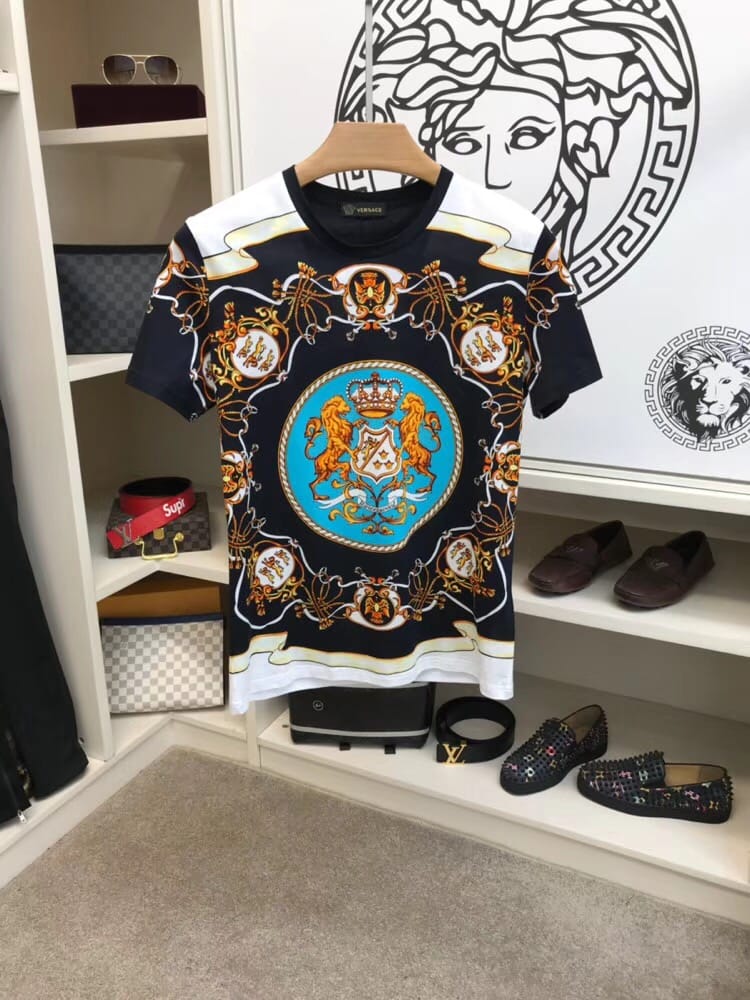 Versace˼ܣ2018¿T ʨ3D붨λӡ