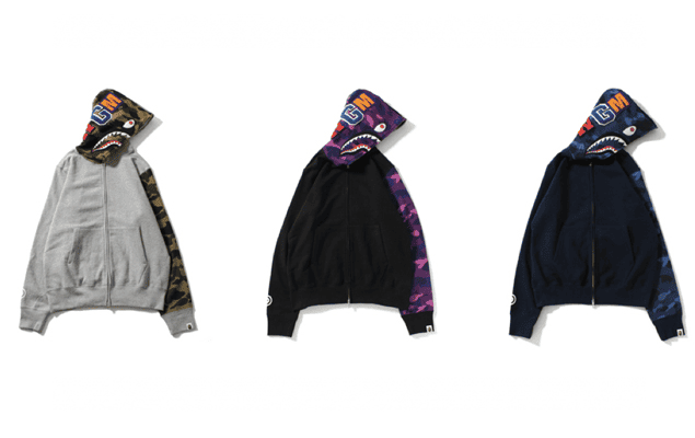 ֣A Bathing Ape Shark Full Zip ñTeeͳ(ͼ)ZipHoodieBathingApe