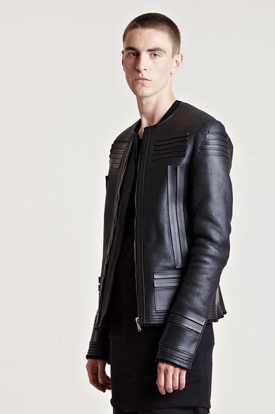 Rick Owens Scarpa Shearling Biker Jacket пOwensRickJacketBikerShearling