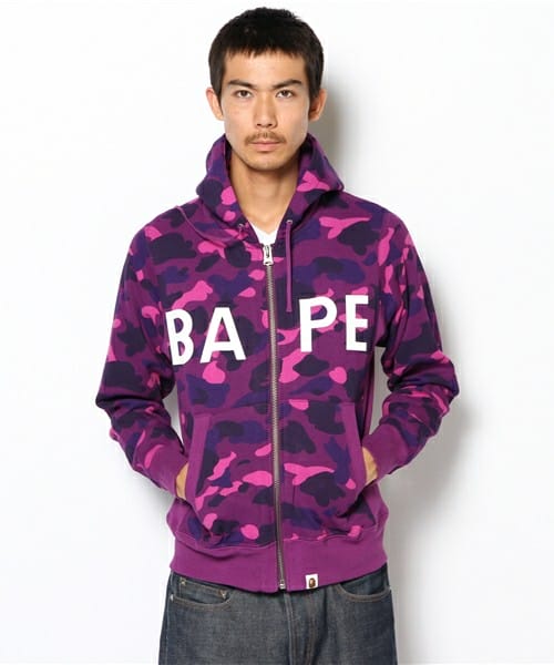 ۷壬BAPE ٳCOLOR CAMO ZIP HOODIEBAPEZIPHOODIECAMO۷Բ