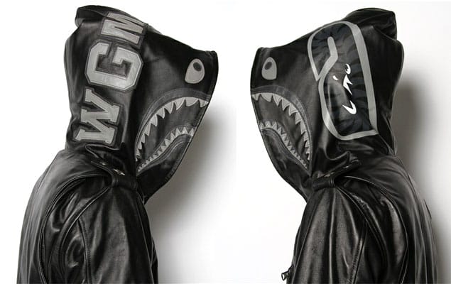 Bape 2011ﶬϵ ɫƤ Shark Rider BapeJacketSharkﶬƤñ