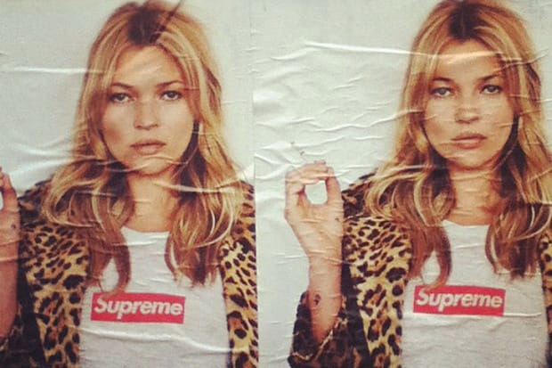 Supreme  Kate Moss 2012 عSupremeKateMossteelogo