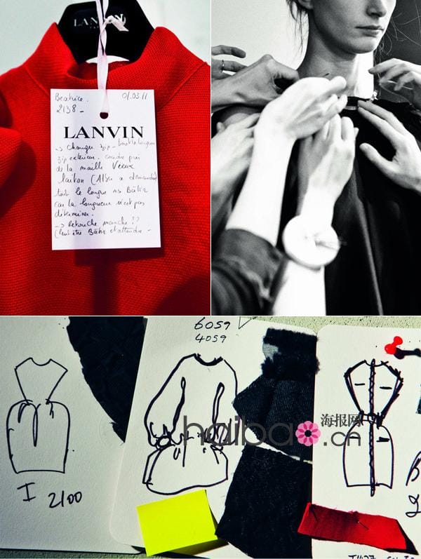 Alber Elbaz, LanvinʮؼҹT̨Ļ󣬡СӡʱװᣡLanvinСӼ