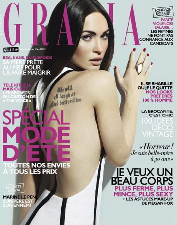 ÷.˹(Megan Fox)ʱСGrazia2012Fox