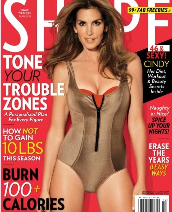 Cindy Crawford 20ٵShape Magazine(ͼ)(ͼ)CindyCrawfordShapeMagazine