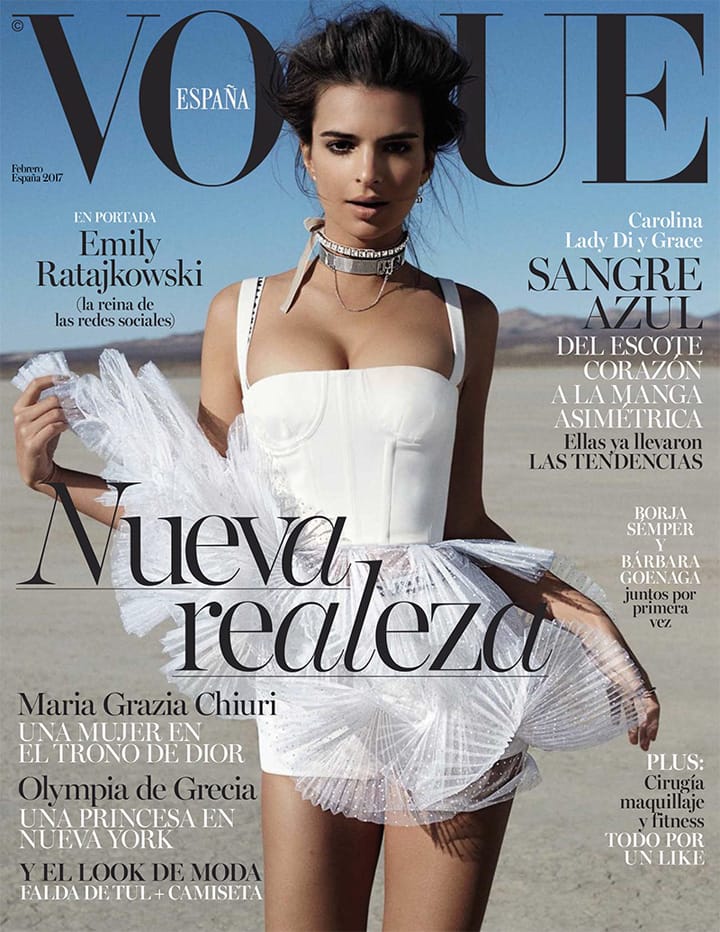 Emily RatajkowskiVogue20172º