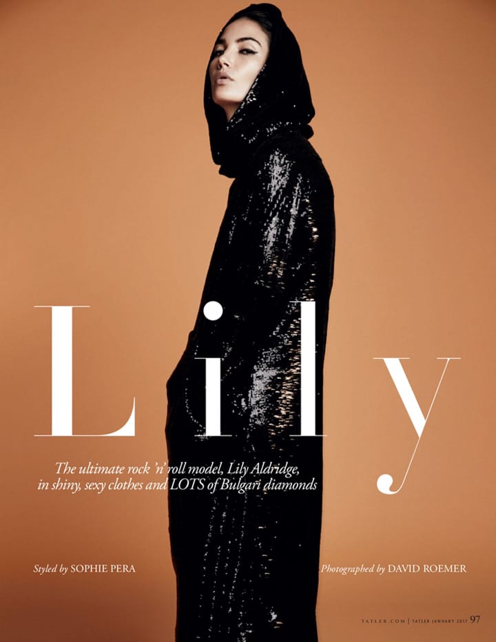 Lily AldridgeTatlerӢ20171º