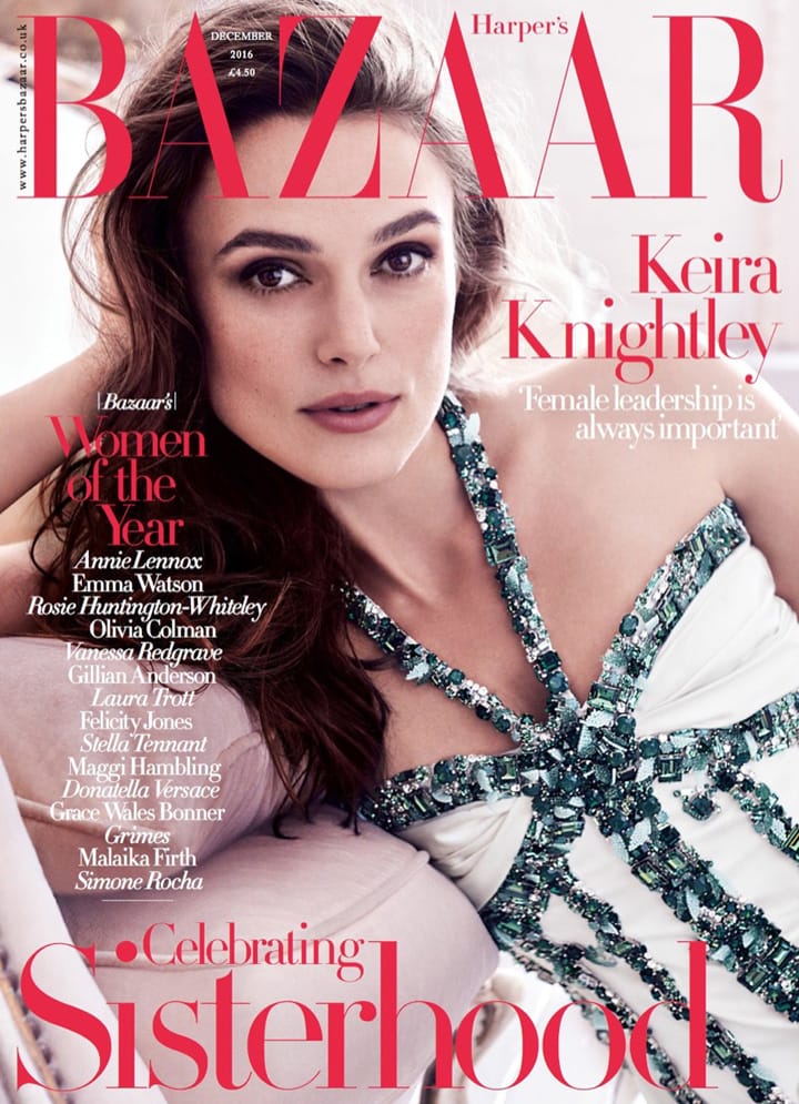 Keira KnightleyHarpers BazaarӢ201612º