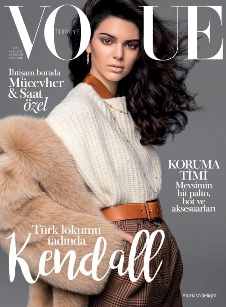 Kendall JennerVogue201611º