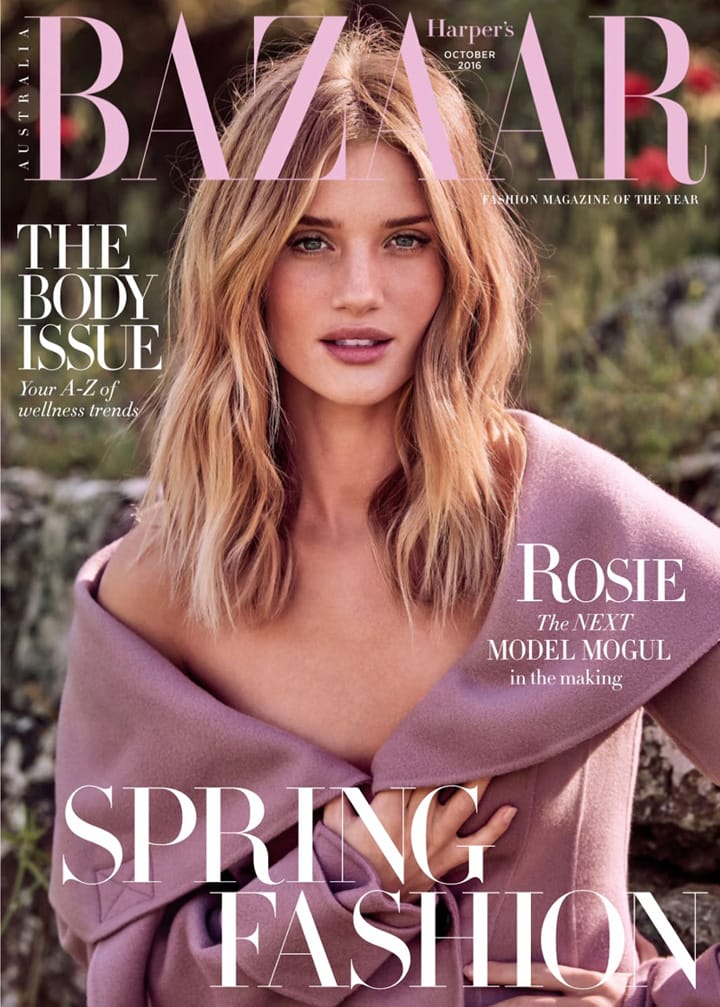 Rosie Huntington-WhiteleyHarpers Bazaarް201610º