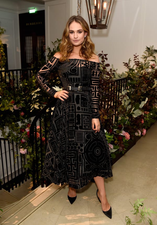 Lily James ־ƻMy Burberry Black