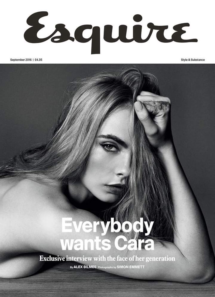 Cara DelevingneEsquireӢ20169º