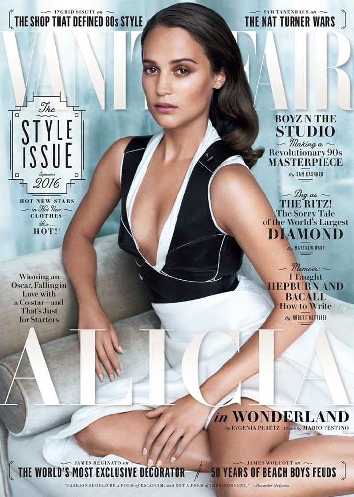 Alicia VikanderVanity Fair20169º