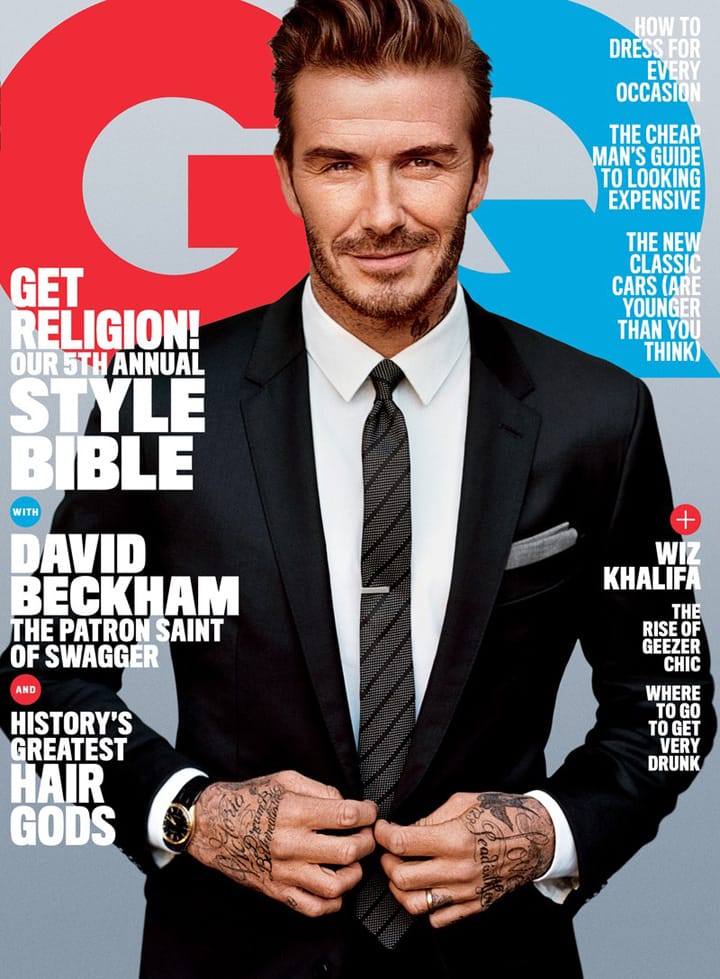 David BeckhamGQ20164º