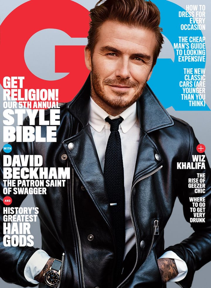 David BeckhamGQ20164º