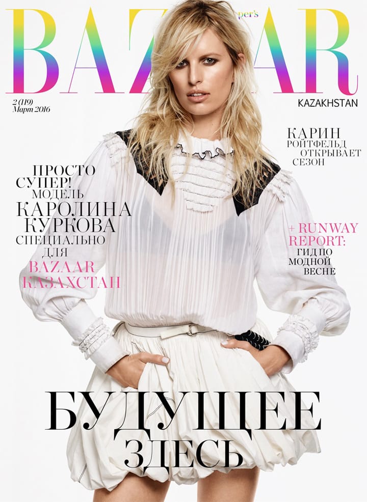 Karolina KurkovaHarper's Bazaa˰20163º