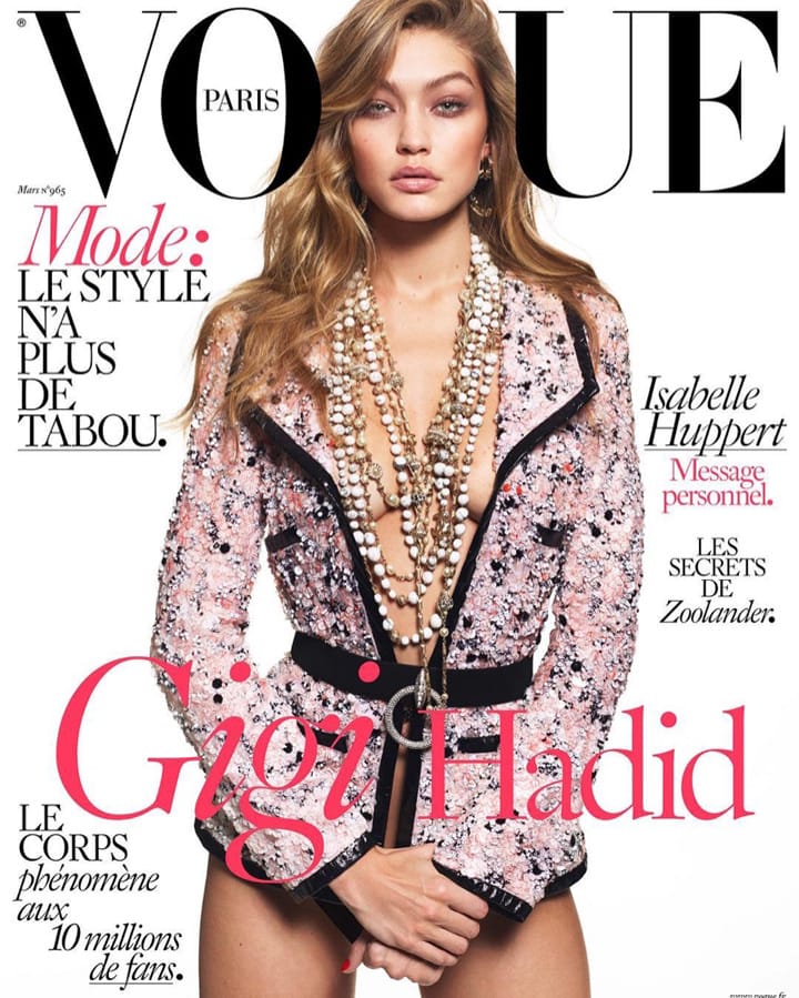 Gigi HadidVogue20163º