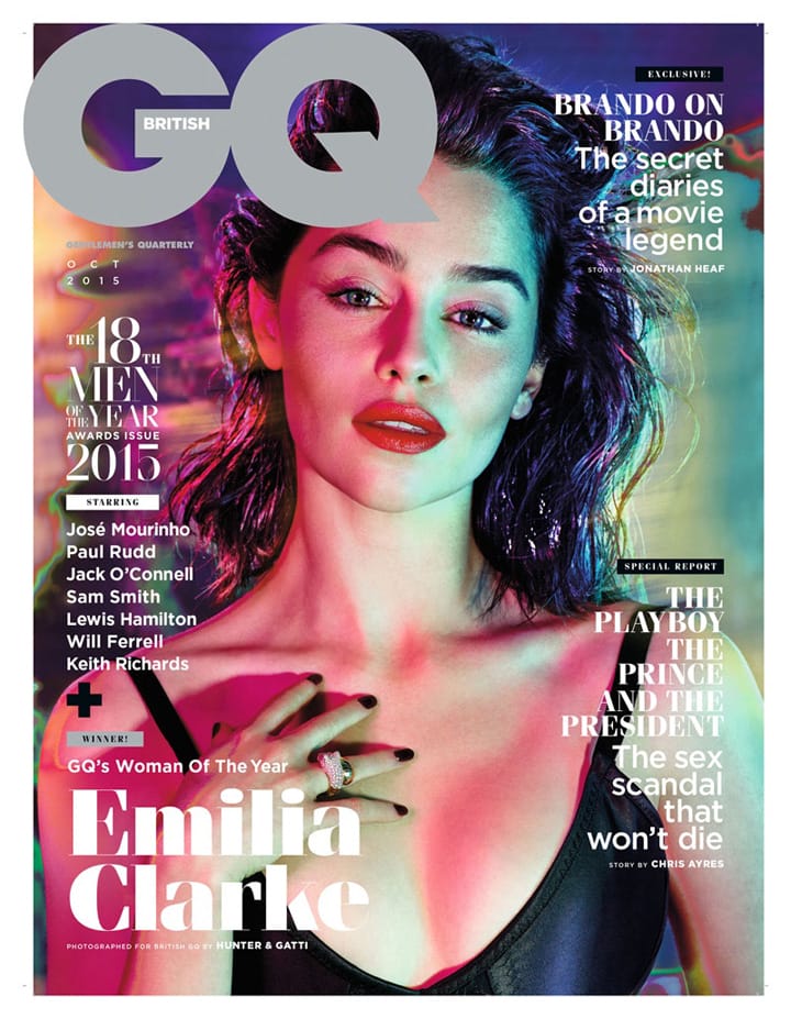 Emilia ClarkeGQӢ201510º