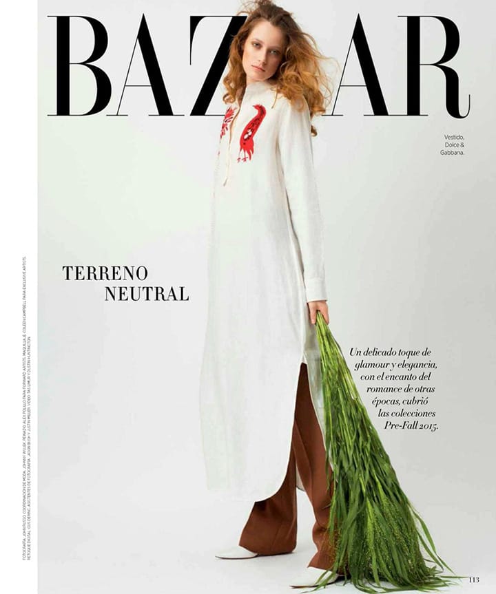 Thairine GarciaHarpers Bazaarī20158º