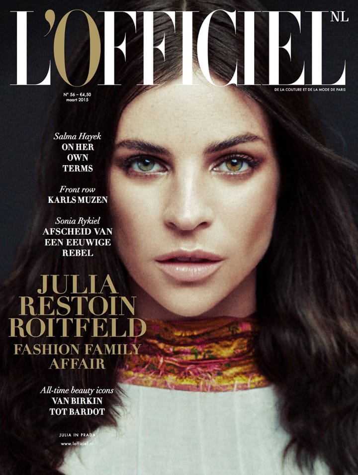 Julia Restoin RoitfeldLOfficiel20153º