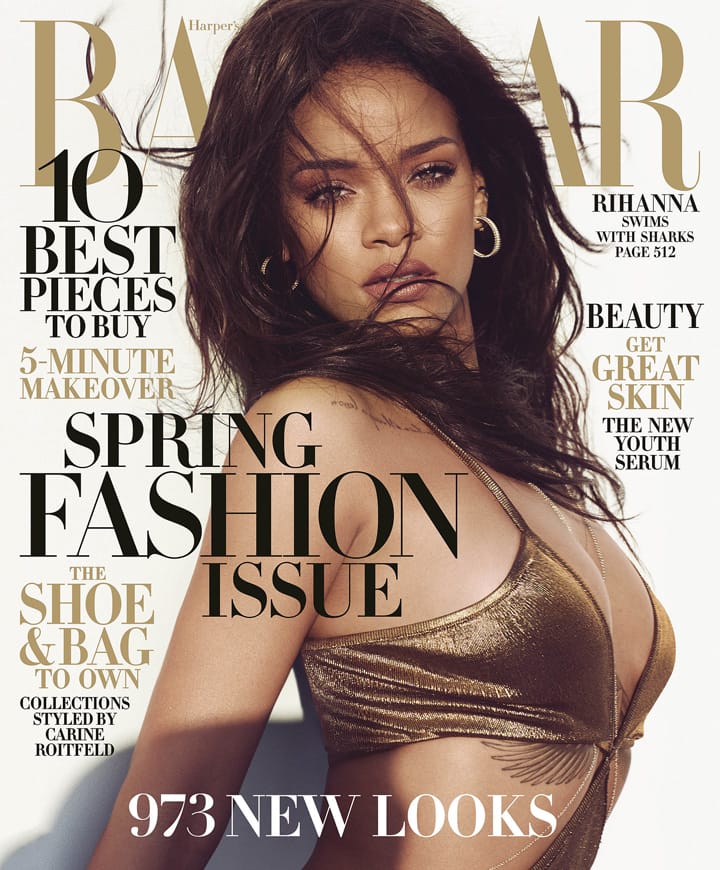 RihannaHarpers Bazaar20153º