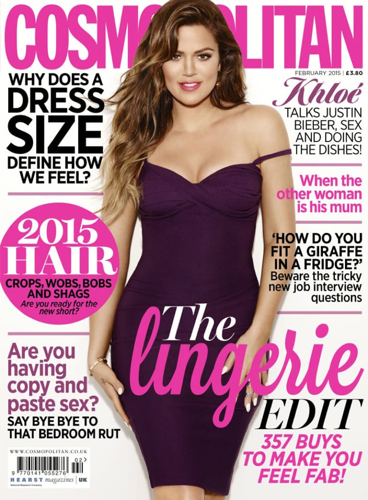 Khloe KardashianCosmopolitanӢ20152º