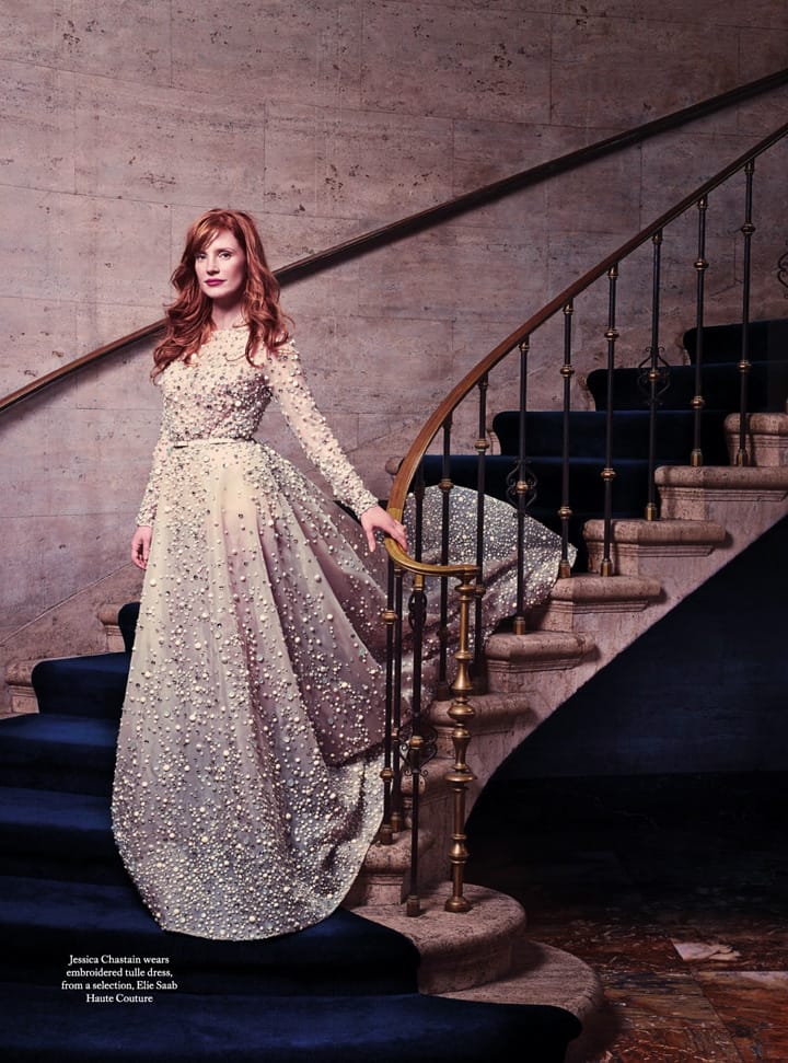 Jessica ChastainHarpers BazaarӢ־201411º