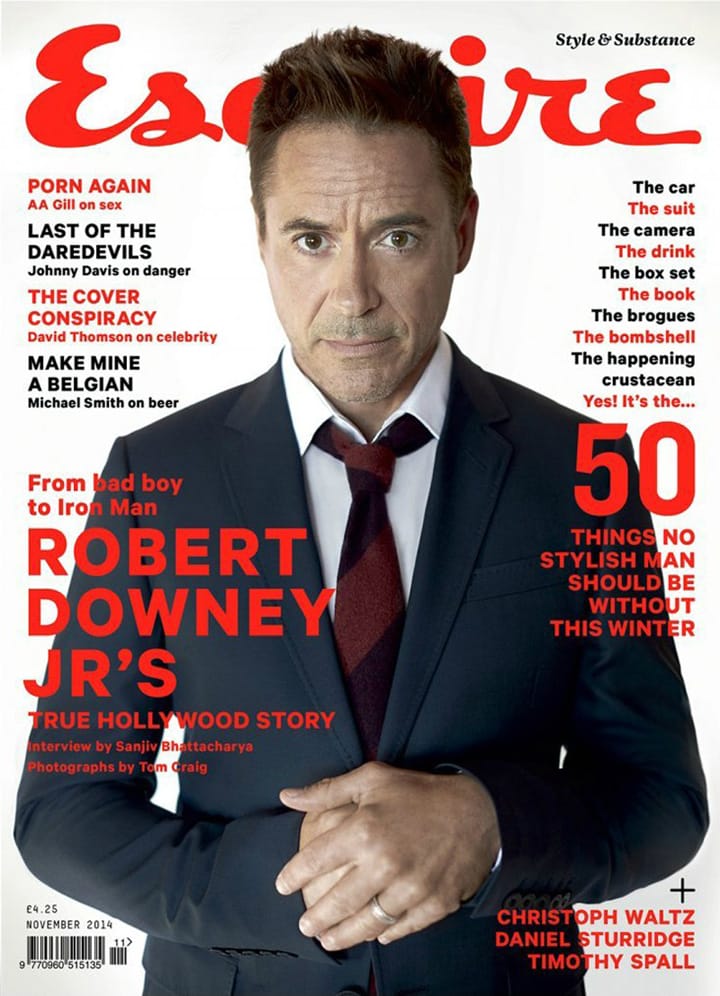 Robert Downey Jr.EsquireӢ201411º