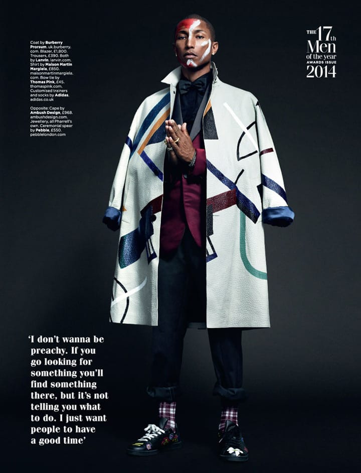 Pharrell WilliamsGQӢ201410º