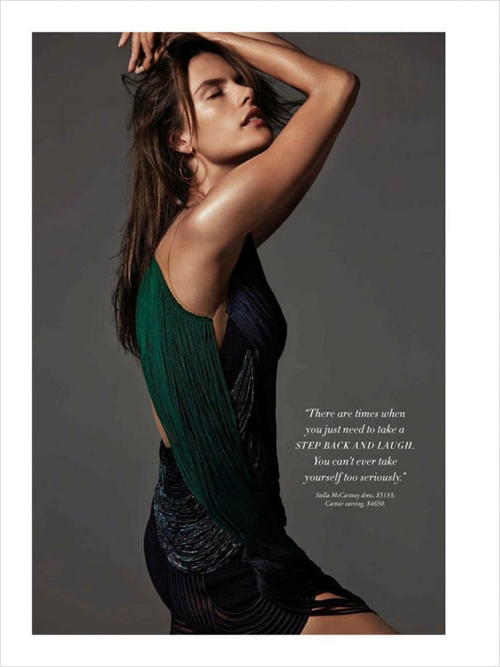 Alessandra AmbrosioHarpers Bazaarް201410º