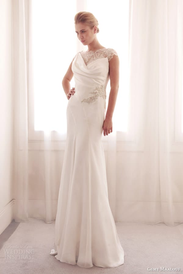 gemy maalouf wedding dress 2014 bridal gown 3711