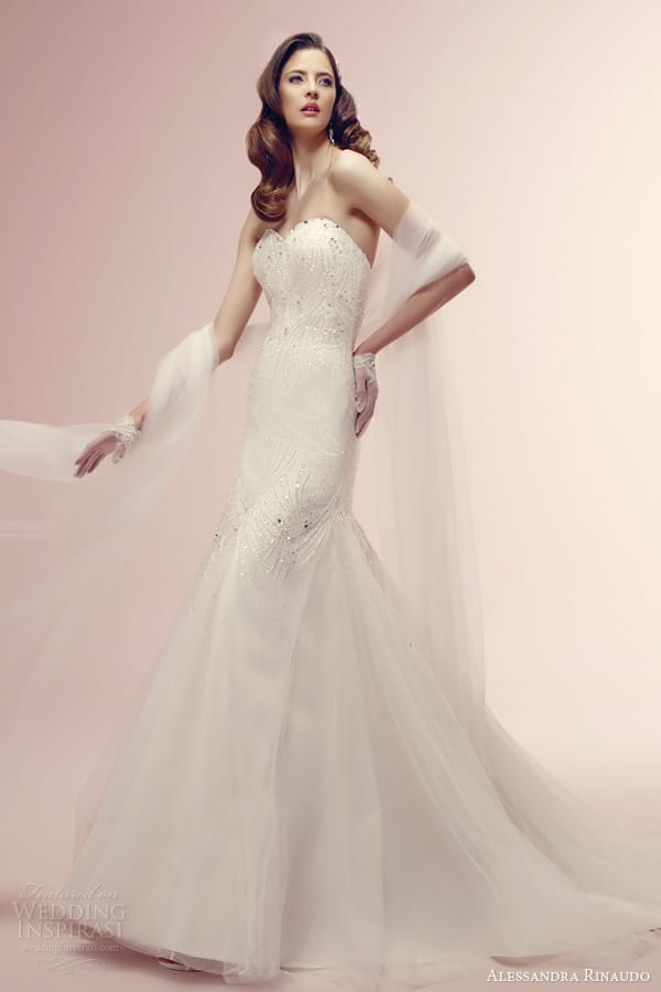 alessandra rinaudo bridal 2014 sposa rogue strapless wedding gown