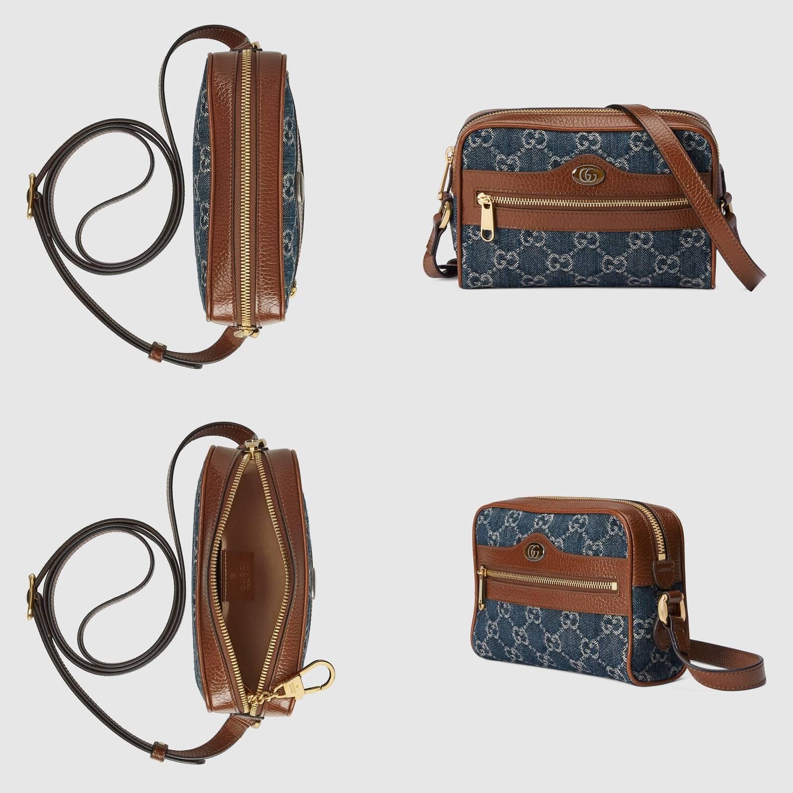 Gucci 517350 2KQGG 8375 GG DenimϵOphidiaϵִ