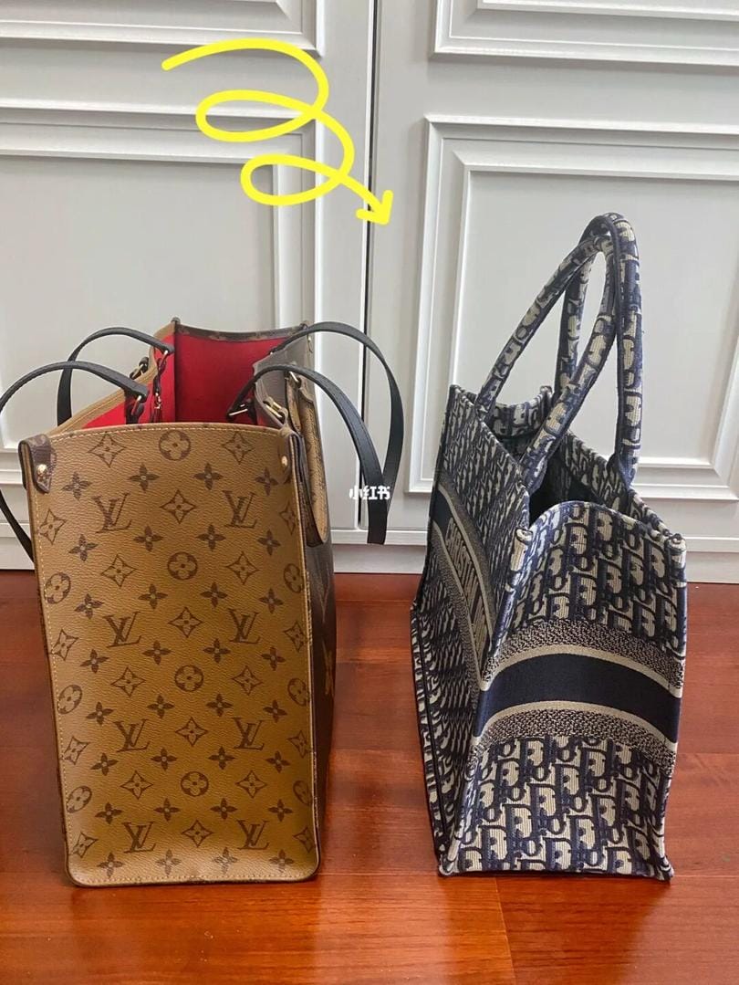 LV on the goDior Book Tote