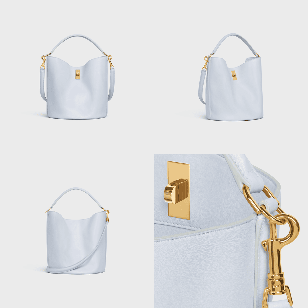 Celine 195573CR4.07PE BUCKET 16⻬ţƤˮͰ