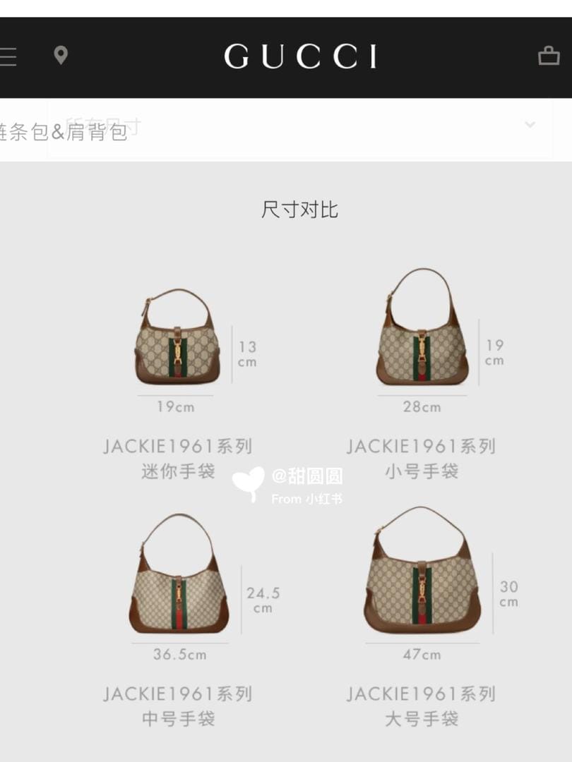 gucci Jackie 1961 СVs 