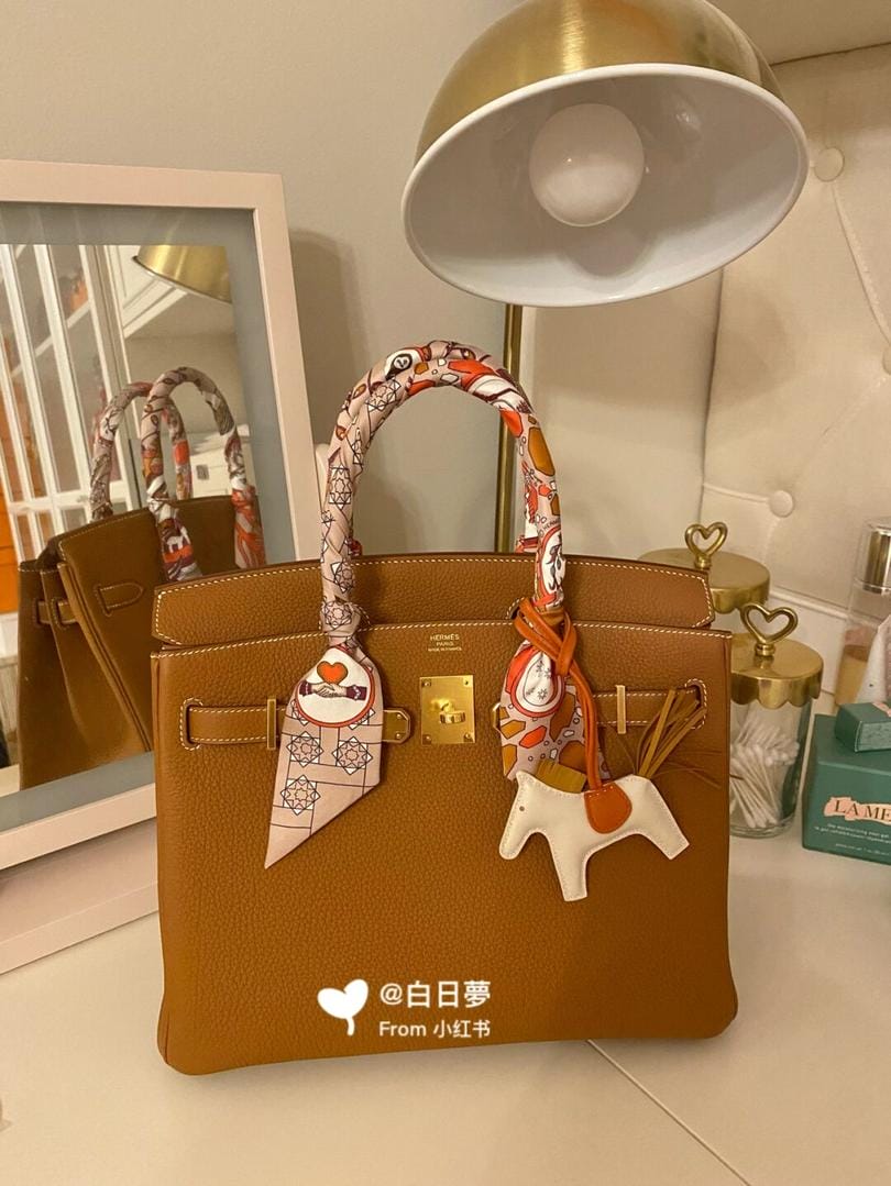 R˽SB30 Hermes Birkin 30 Gold