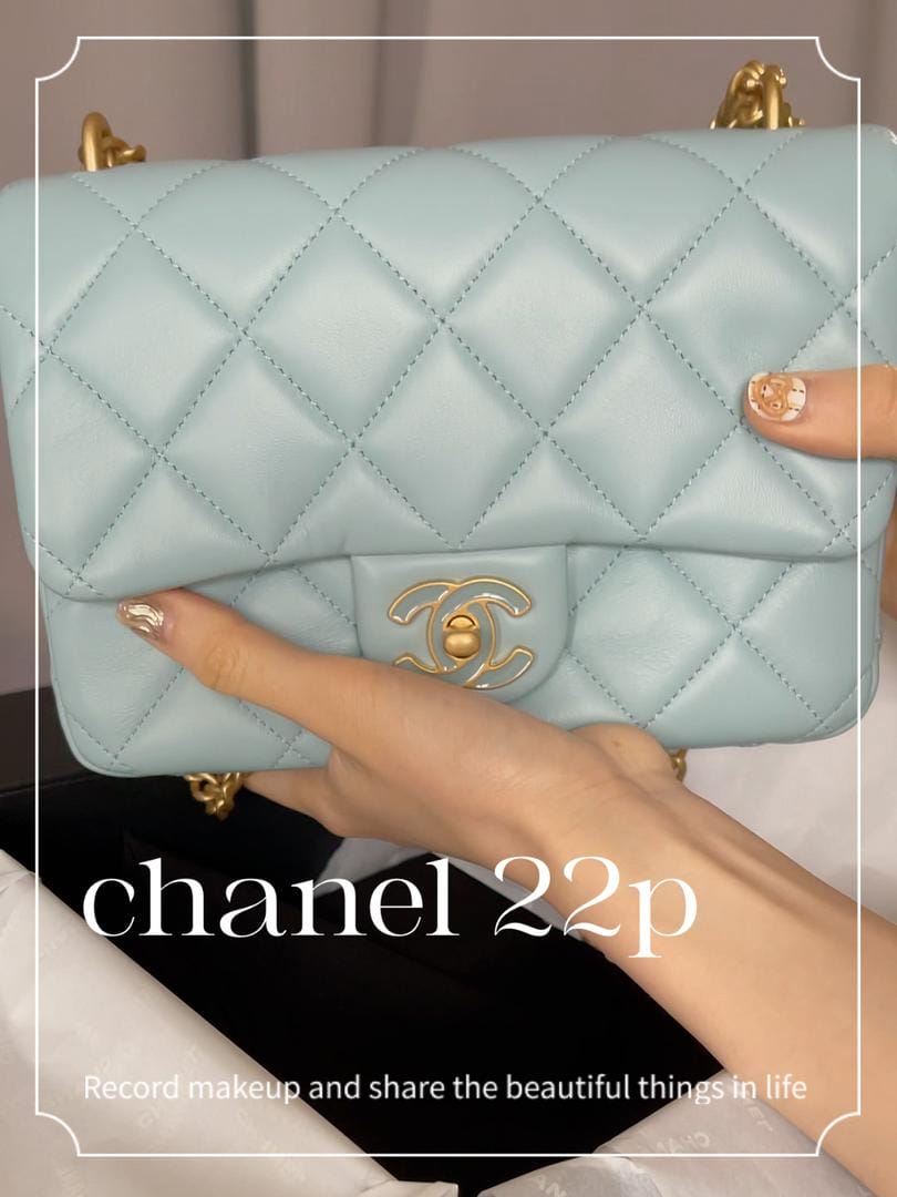 chanel 22p 紺ſ۷ baby blue