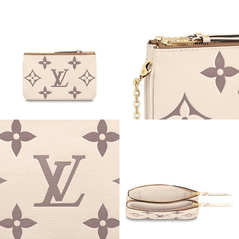 LV M80084 DOUBLE ZIP POCHETTE 