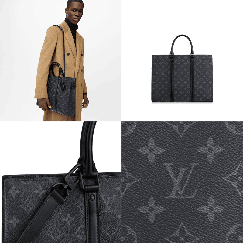 LV M45265 SAC PLAT HORIZONTAL ZIPPE İ